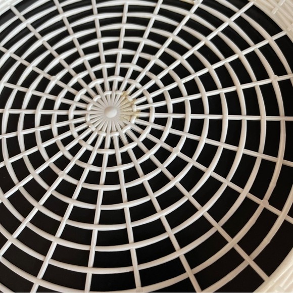 Vintage Reusable Plastic Paper Plate Holders Heavy Duty Picnic Camping Set 8 - Picture 10 of 12